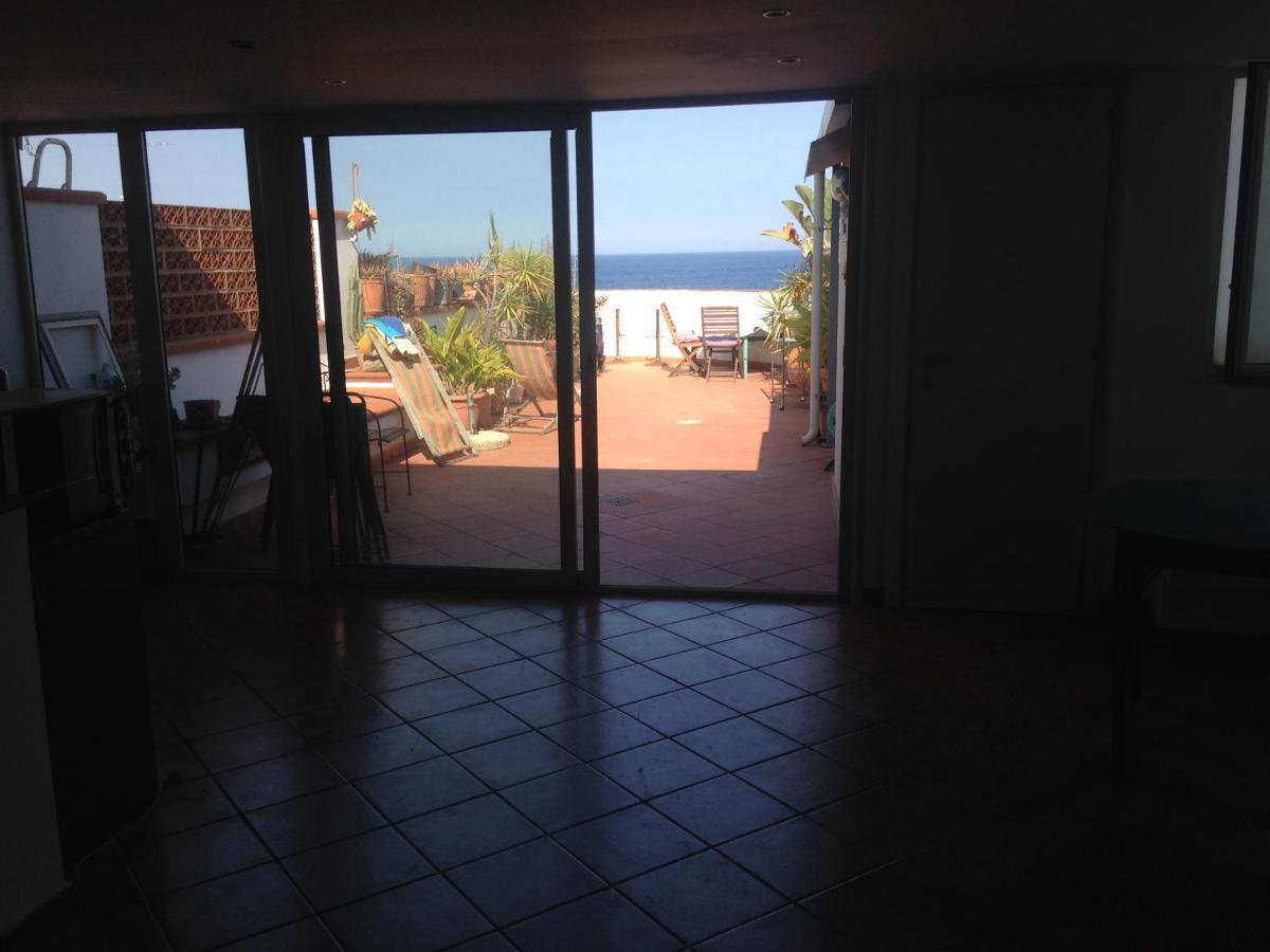 Big House With Big Terrazza Great Sea View Acitrezza La Rosa Del Mar Jonio Vila Aci Castello Exterior foto